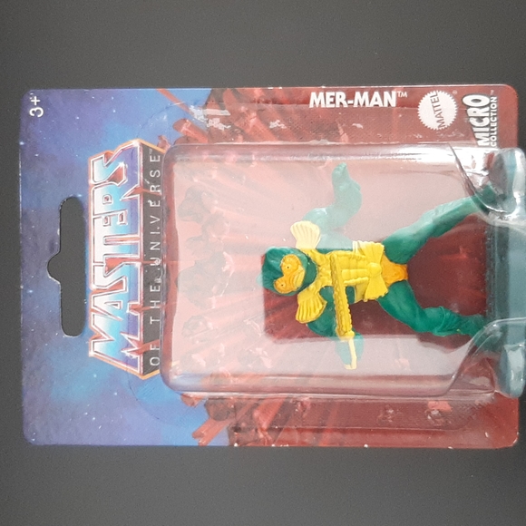 Masters of the Universe Mer-Man Mattel Micro Collection Figure 2.25" - Picture 2 of 9